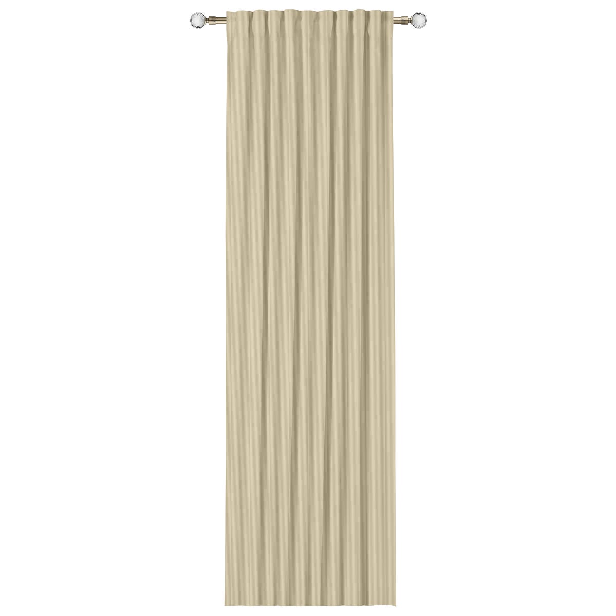 Zasłona Isabel 140 x 300 cm beżowa na taśmie