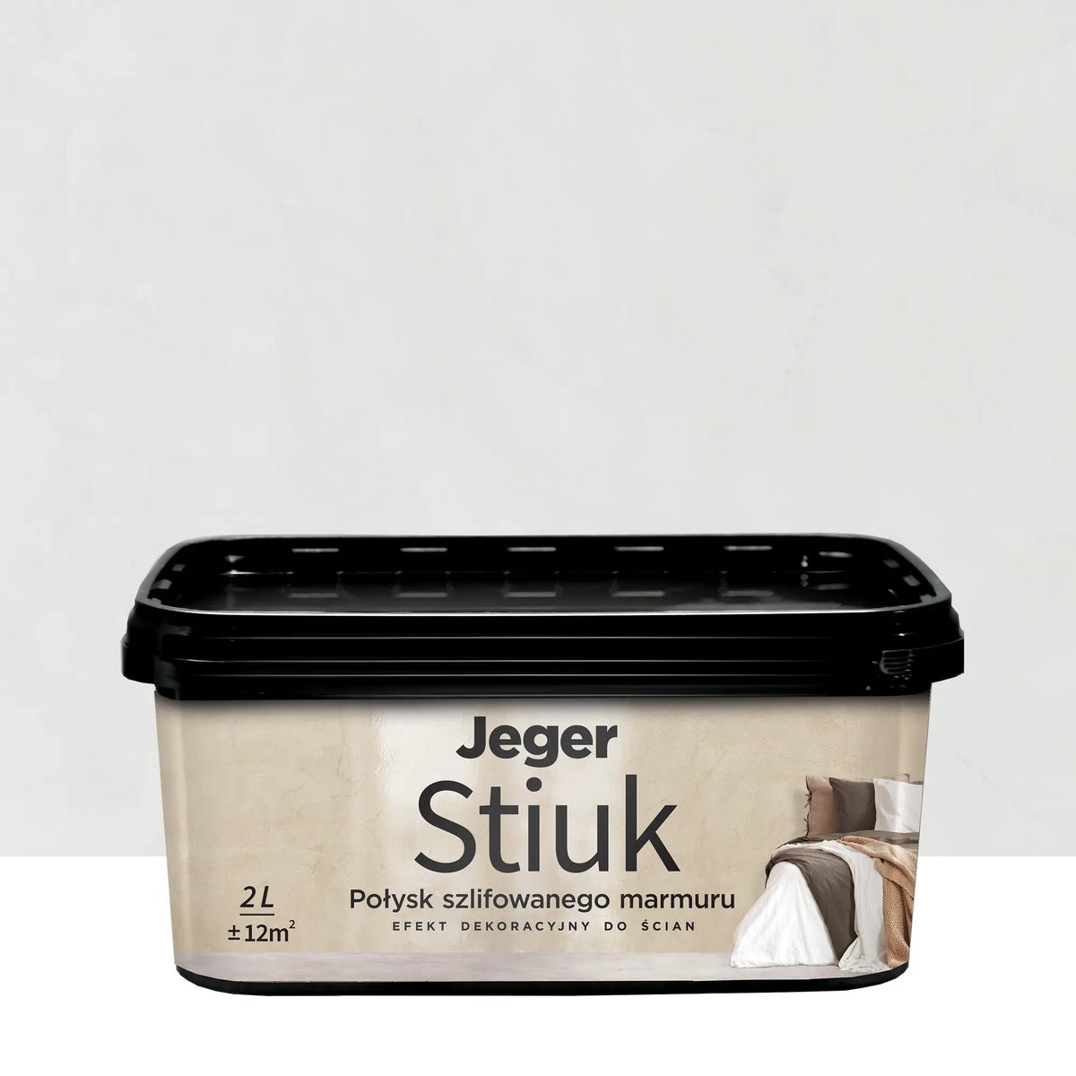 Powłoka dekoracyjna Jeger Stiuk 2 l Alabaster