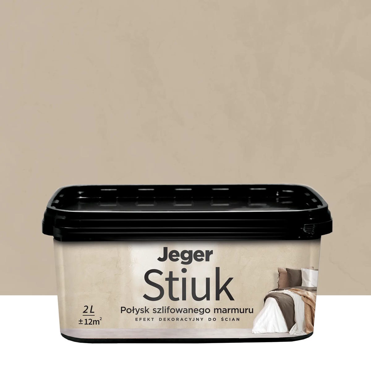 Powłoka dekoracyjna Jeger Stiuk 2 l Terra