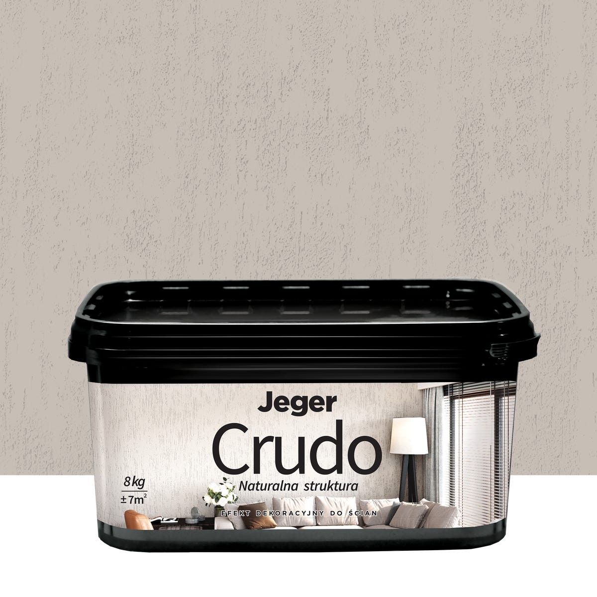 Efekt dekoracyjny Crudo Dust 8 kg Jeger