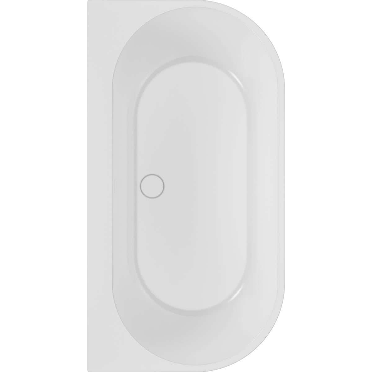 Wanna przyścienna Bellagio 159 x 84 Sensea