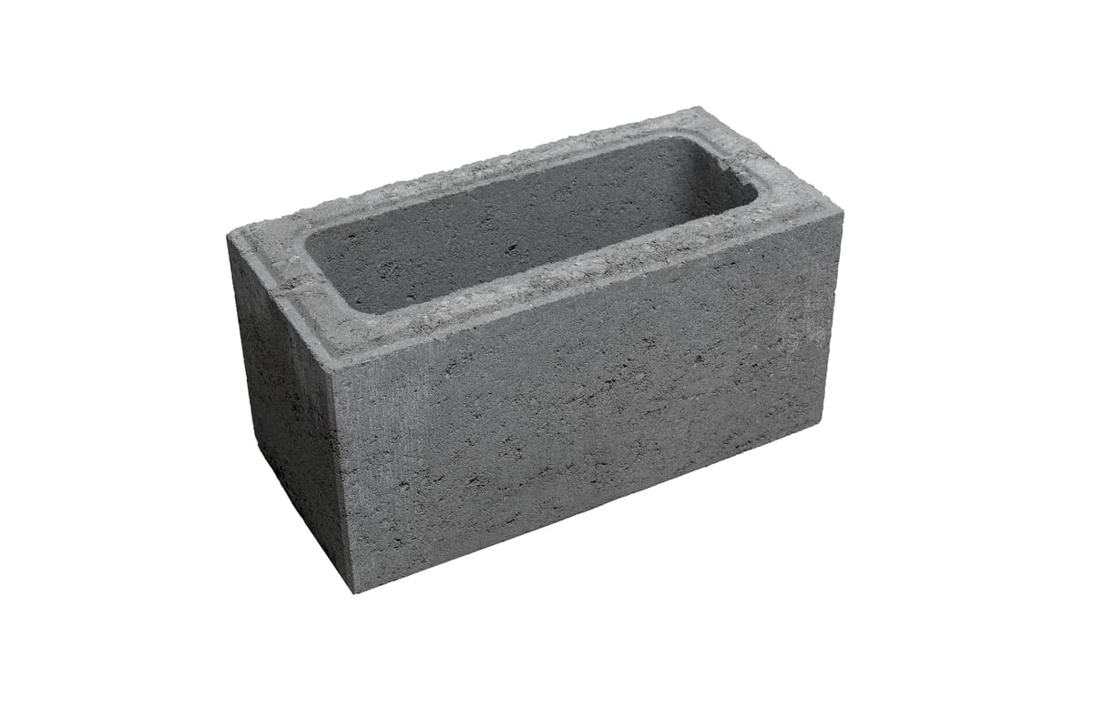 Bloczek fundamentowy 40.3x20x20 cm szary Joniec