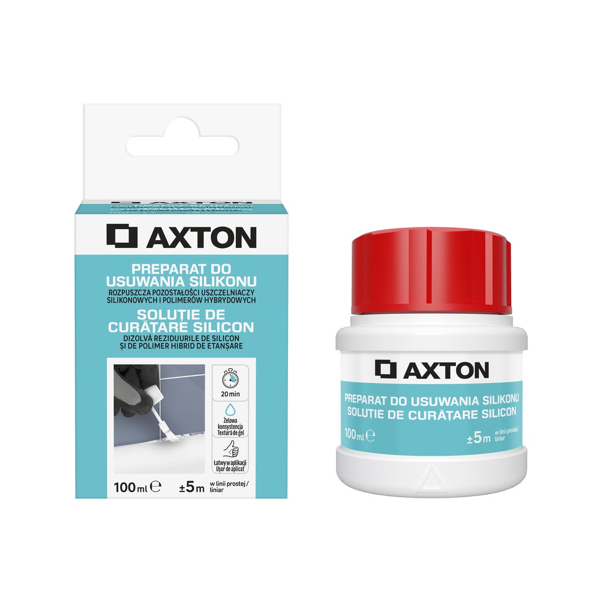 Usuwacz do silikonu 100 ml Axton