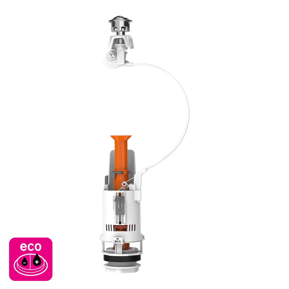 EQUATION Zawór spustowy do WC podwójny na linkę 10015535