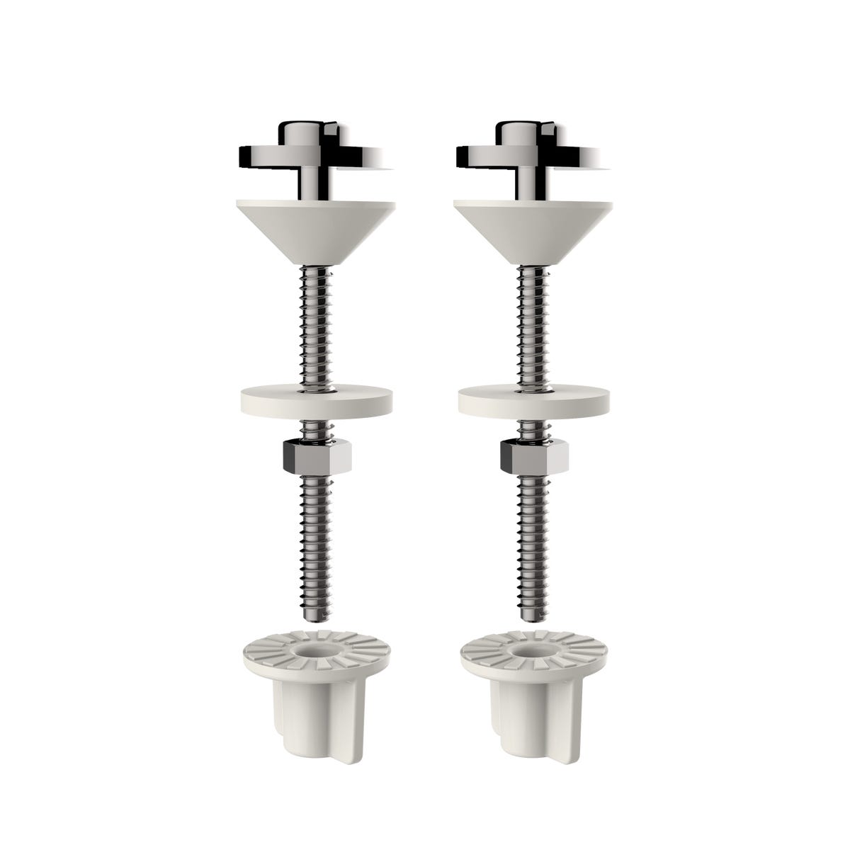 Zestaw akcesoriów do mocowania zbiornika WC kompakt 25 mm Equation