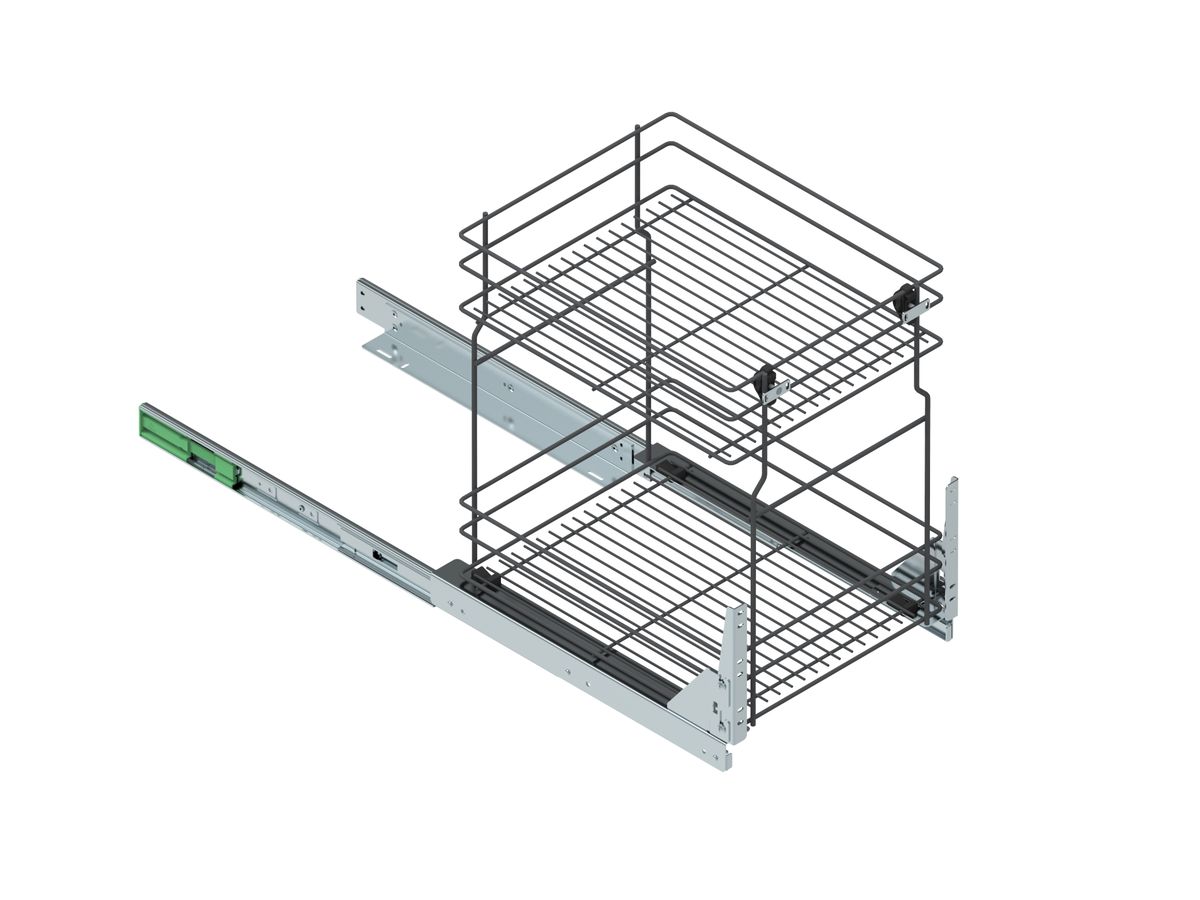 Kosz cargo Variant 40 cm mini dolny grafitowy Rejs