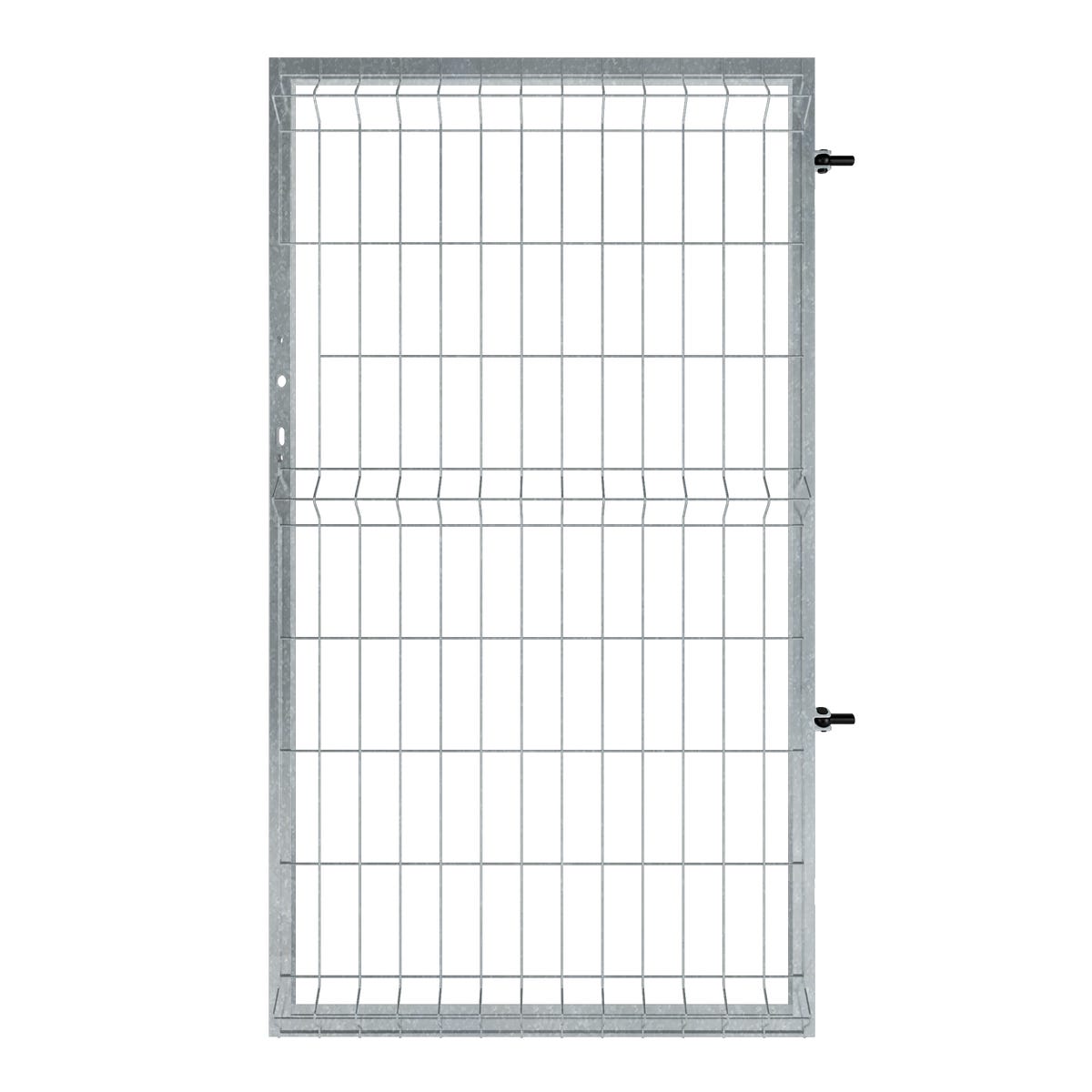 Furtka Modus 100x170 cm prawa srebrna Naterial
