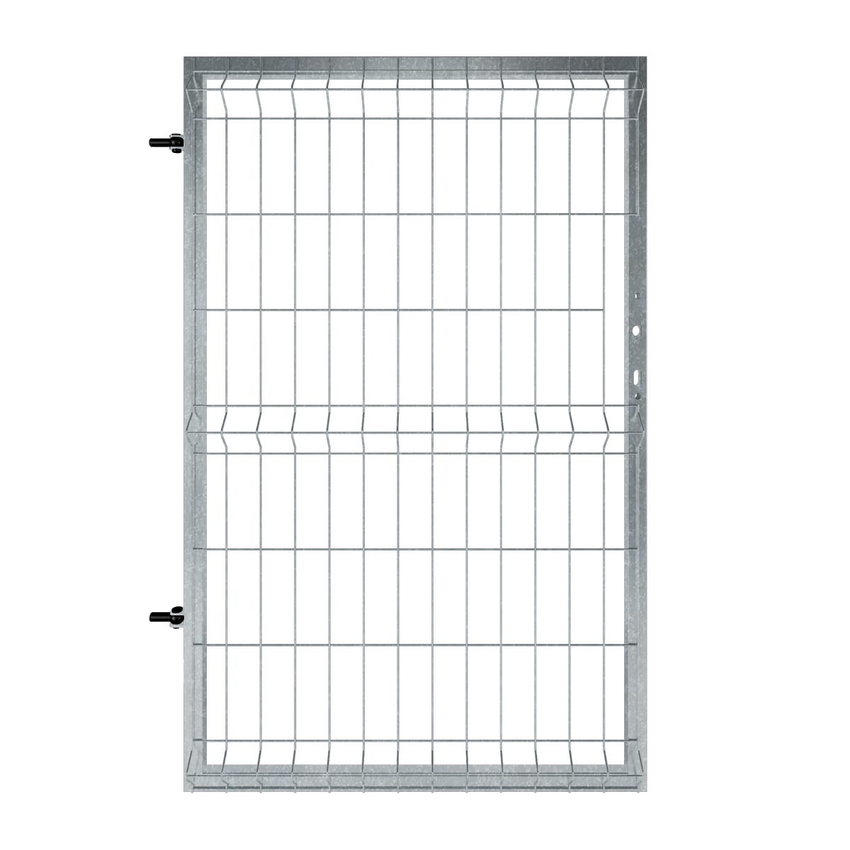 Furtka Modus 100x150 cm lewa srebrna Naterial