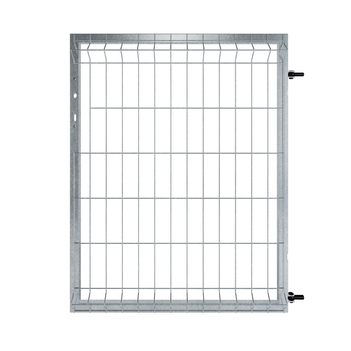 Furtka Modus 100x120 cm prawa srebrna Naterial