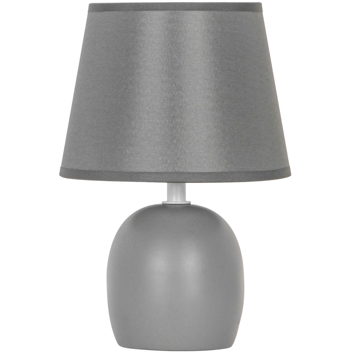 Lampa stołowa Basic szara E14 Inspire