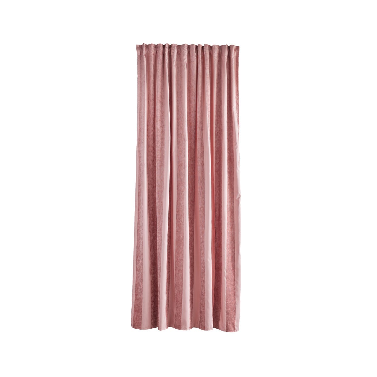 Zasłona Velvet Pasy ciemnoróżowa 200 x 280 cm na taśmie