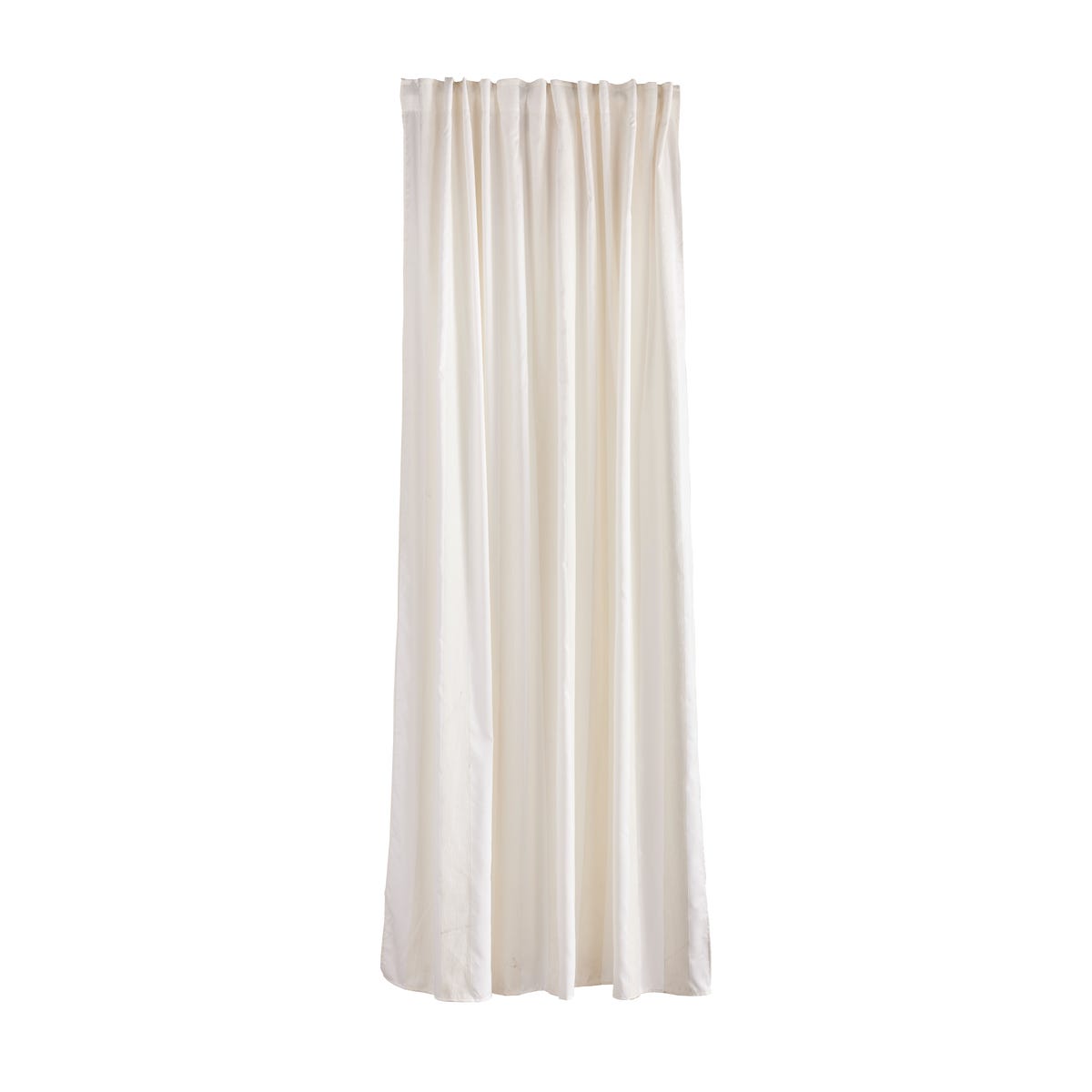Zasłona Velvet Pasy kremowa 200 x 280 cm na taśmie