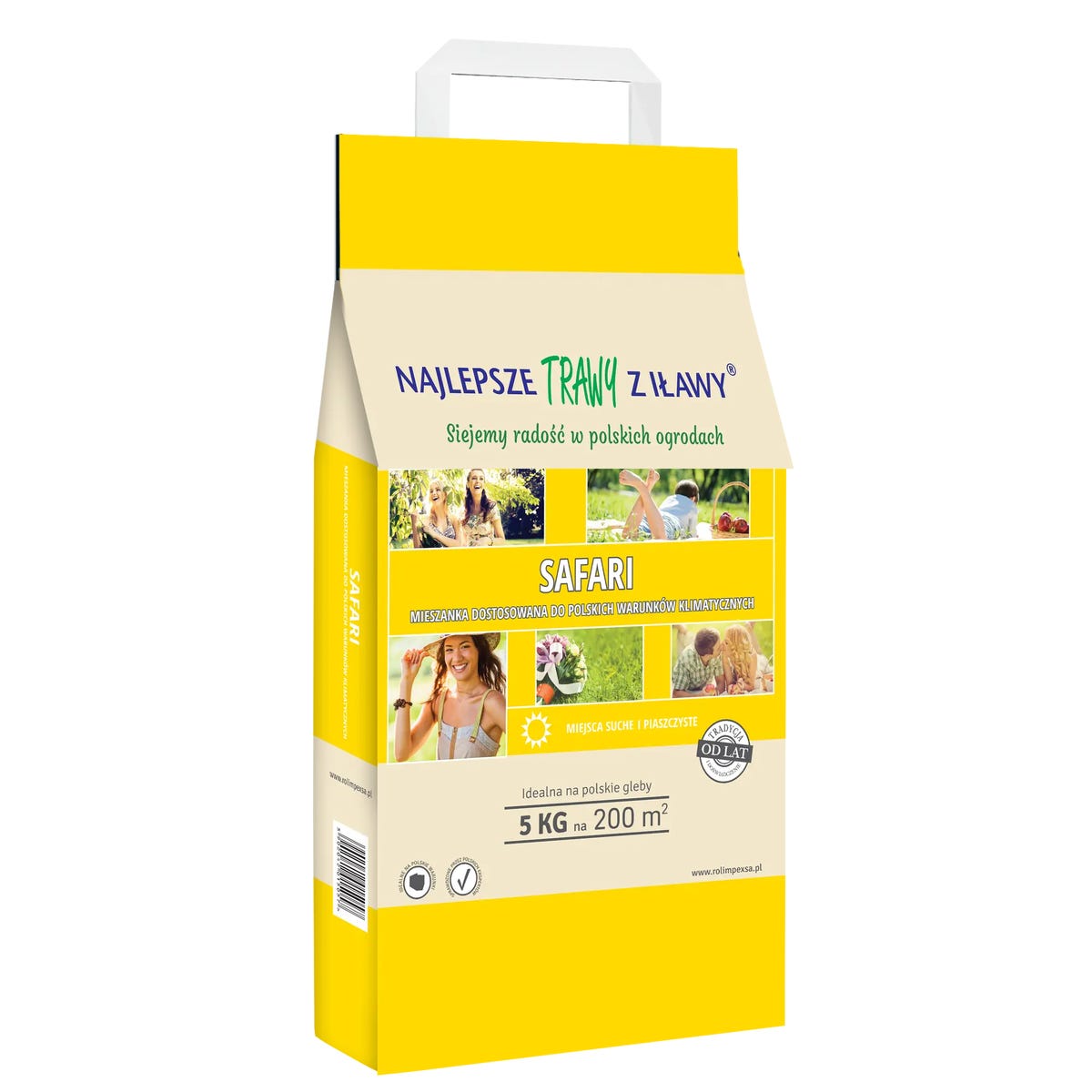 Nasiona trawy na miejsca nasłonecznione 5kg Najlepsze trawy z Iławy