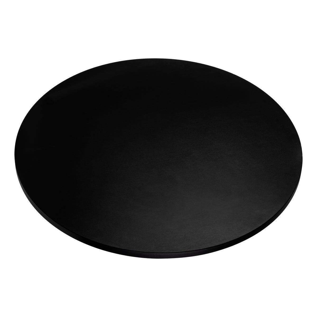 Blat do stolika laminowany okrągły czarny 90 cm Kolm