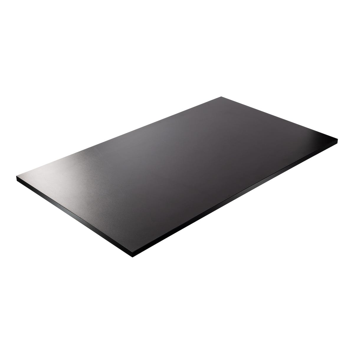 Blat do biurka stolika laminowany czarny 180 x 95 cm Kolm