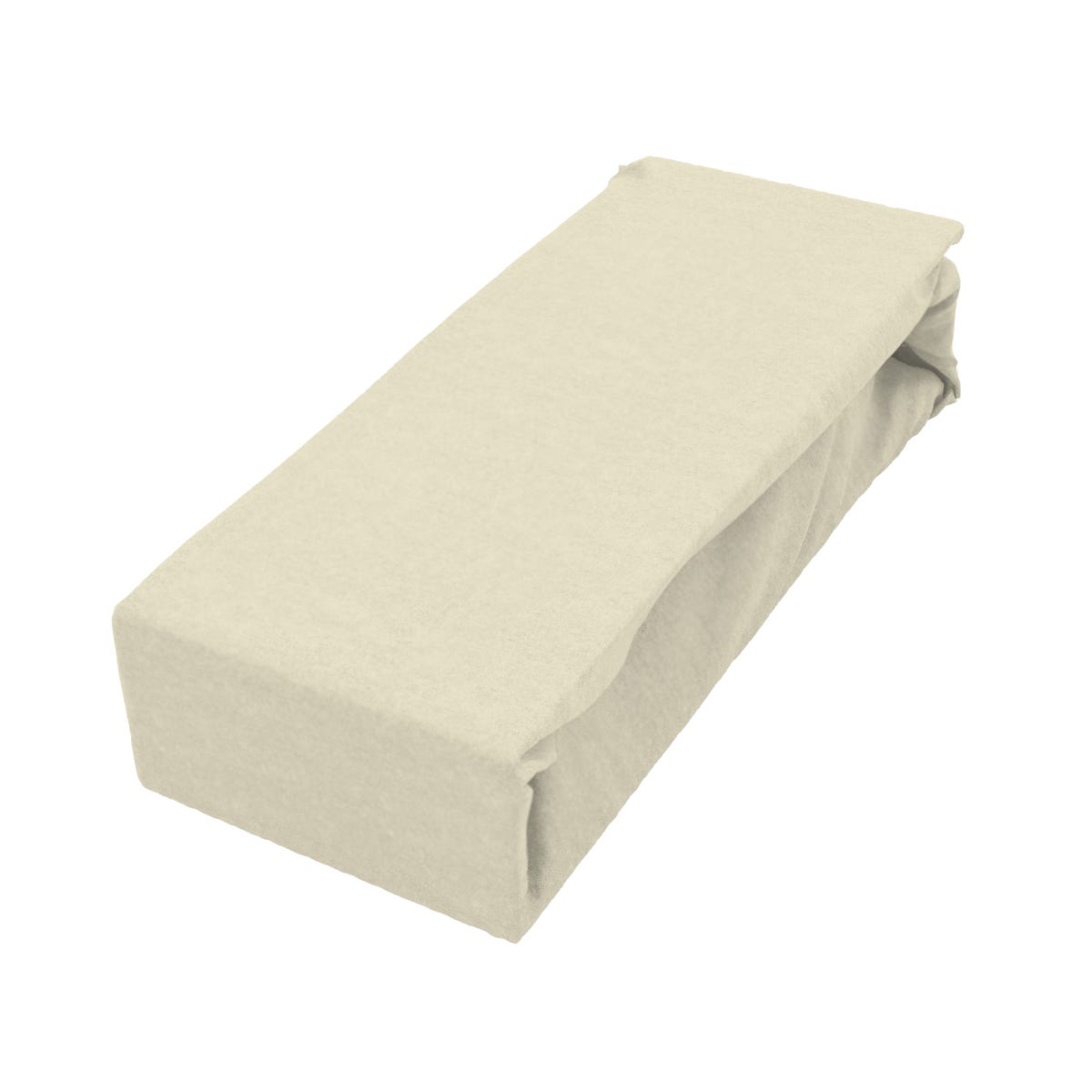 Prześcieradło z gumką Fashion beżowe 90 x 200 cm