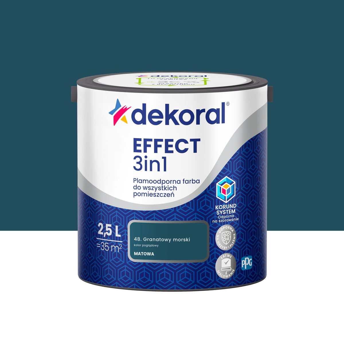 Dekoral Farba Effect 3w1 Granatowy morski 2.5 l