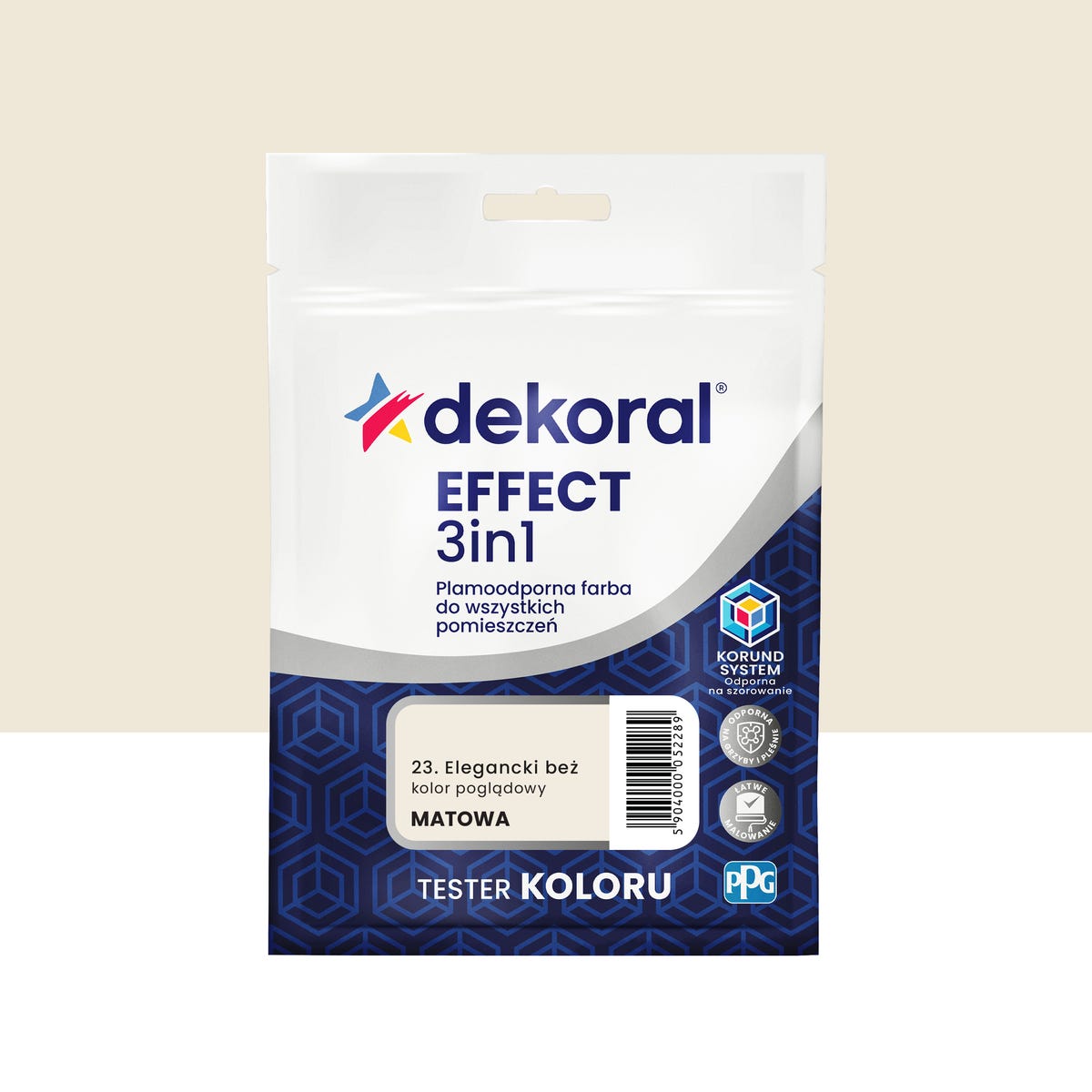 Dekoral Tester  farby Effect 3w1 Elegancki beż 40 ml