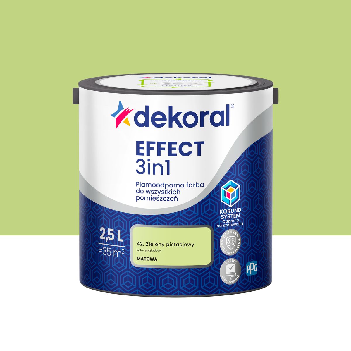 Dekoral Farba Effect 3w1 Zielony pistacjowy 2.5 l