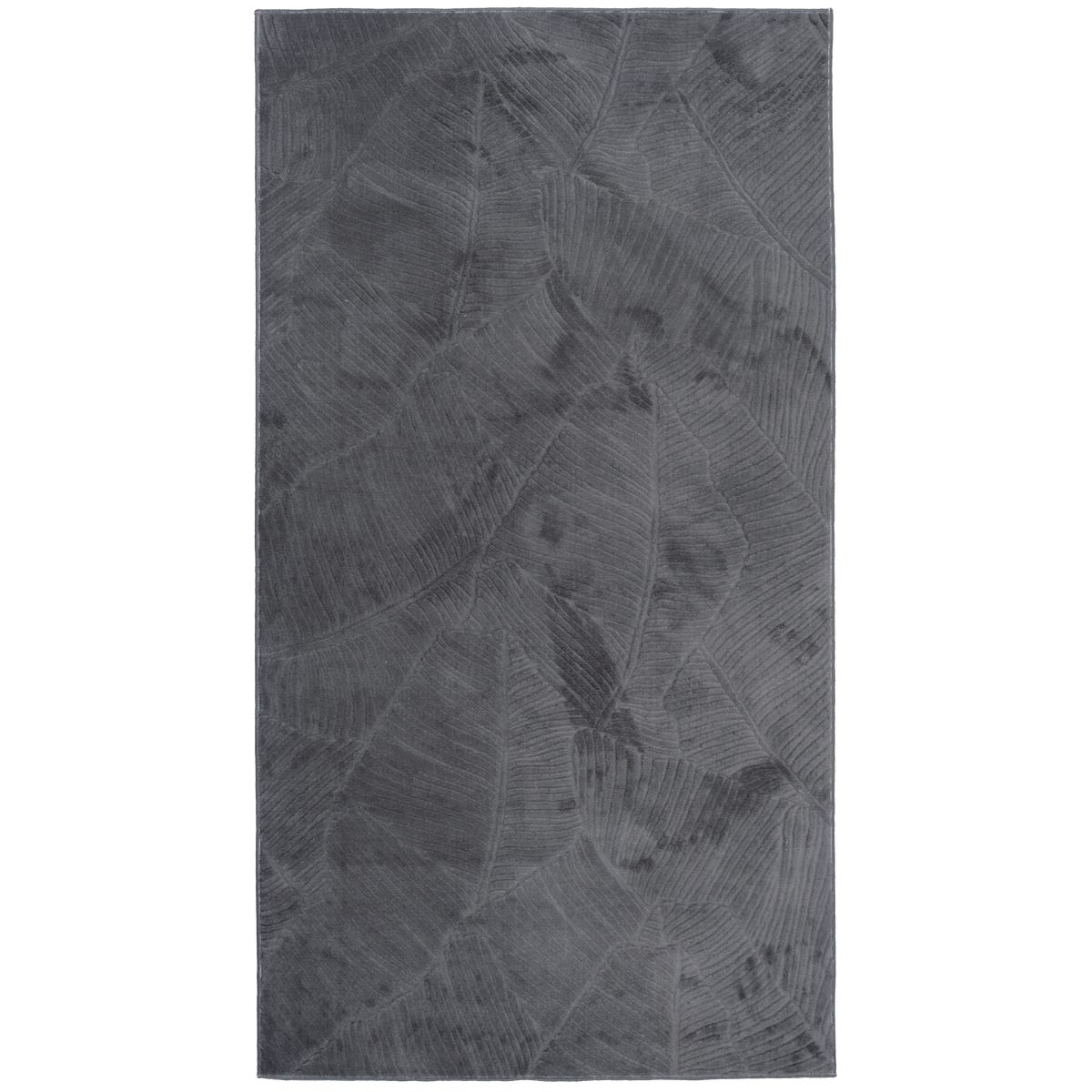 Chodnik dywanowy Banana Liść szary 80 x 200 cm