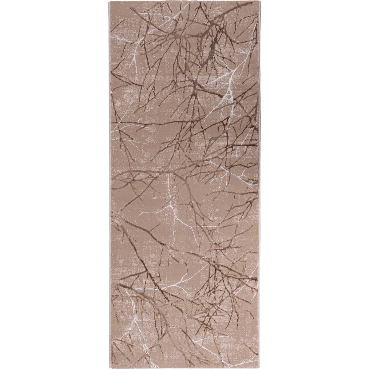 Chodnik dywanowy Century Gałęzie beżowy 80 x 200 cm