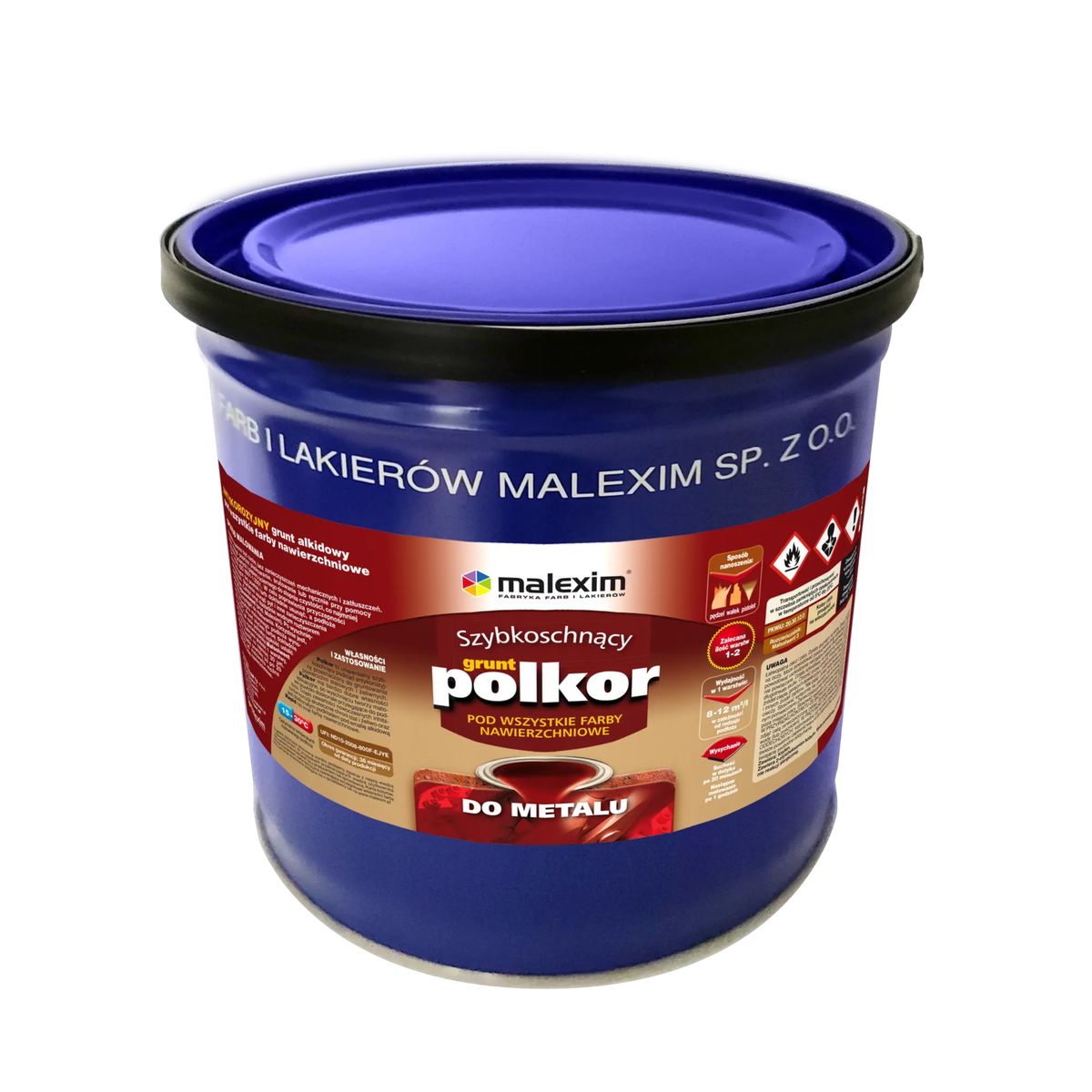 Grunt antykorozyjny czarny 2.5 l Polkor