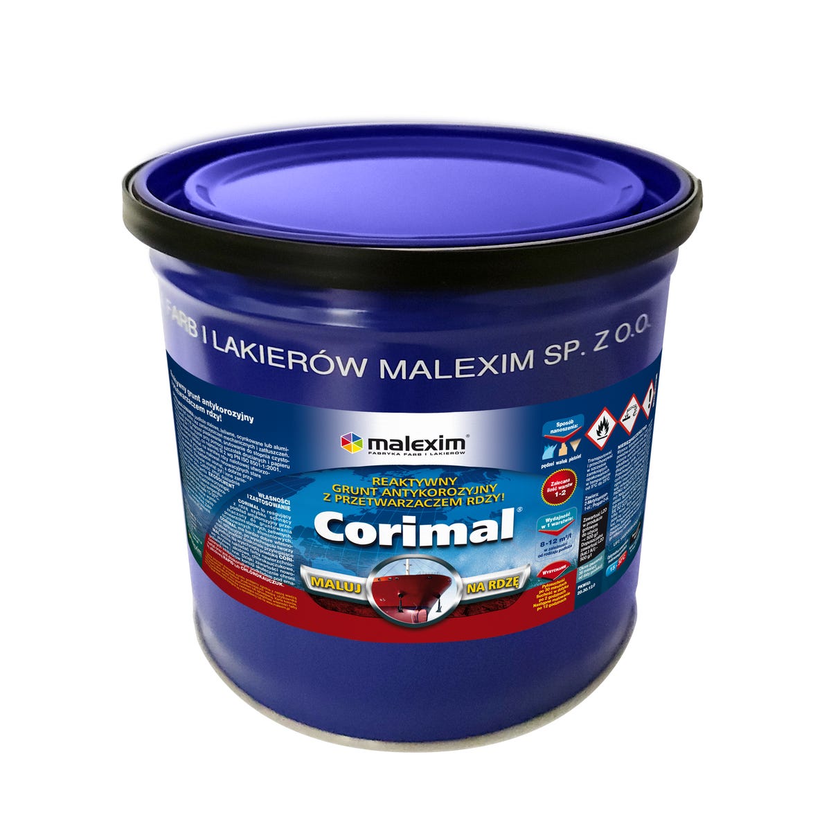 Grunt antykorozyjny czerwony 2.5 l Corimal