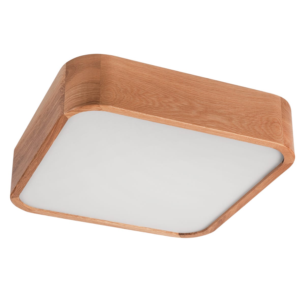Plafon Eveline dąb 2 x E27 szer. 35 cm Lamkur