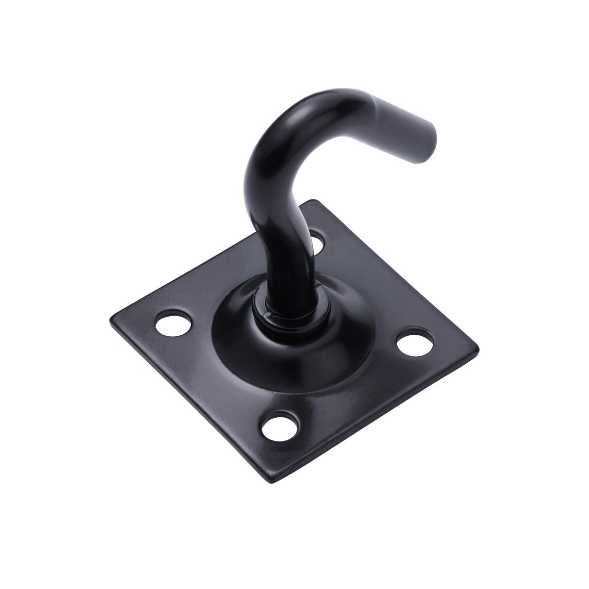 Standers Hak stały 8 mm na płytce 45x45 cm czarny