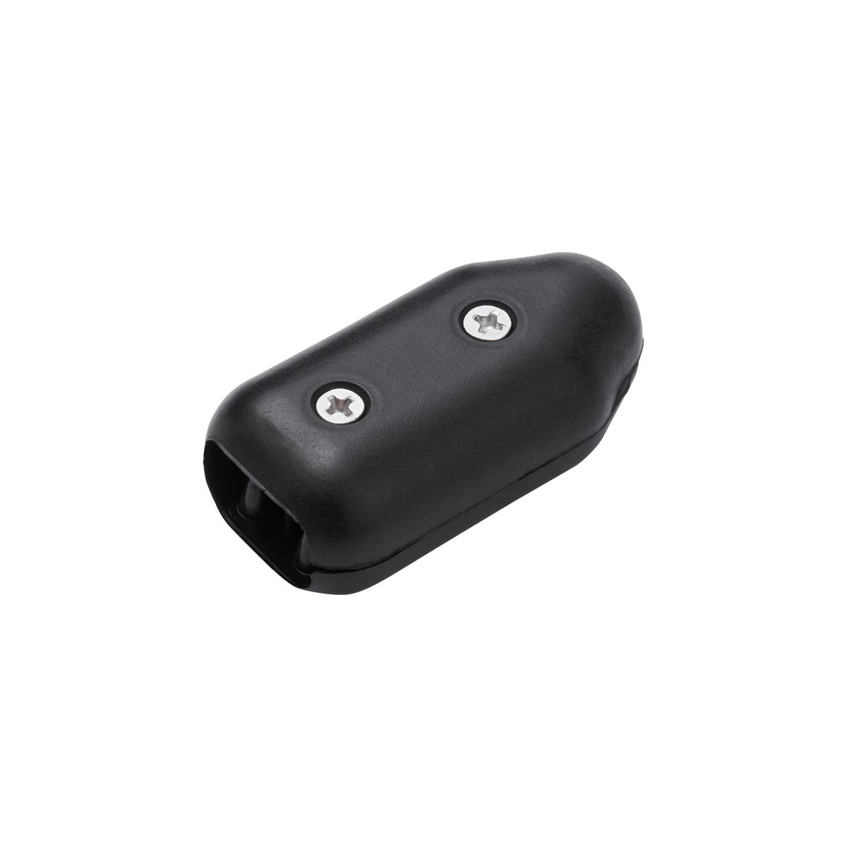 Standers Zacisk przykręcany ABS do liny 8 mm czarny 2 sztuki