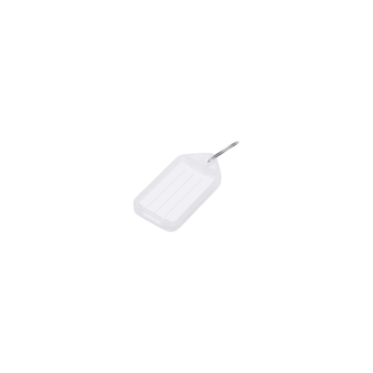 Identyfikator biały do kluczy 6 sztuk 56 mm Standers