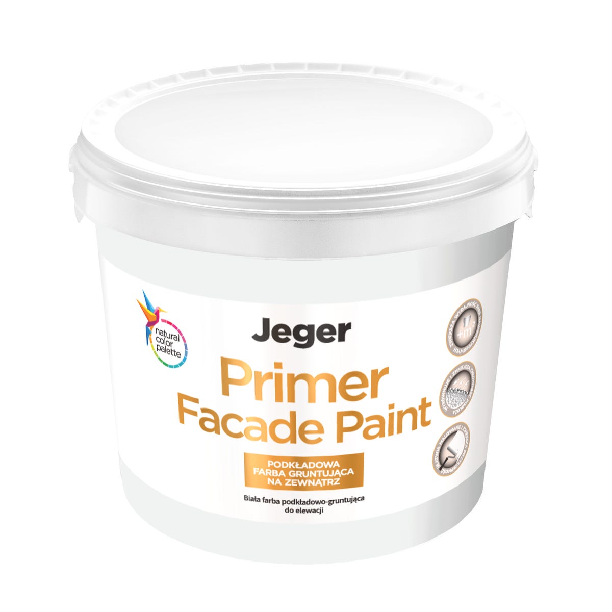 Farba podkładowa gruntująca Primer Facade Paint biały 10 l Jeger