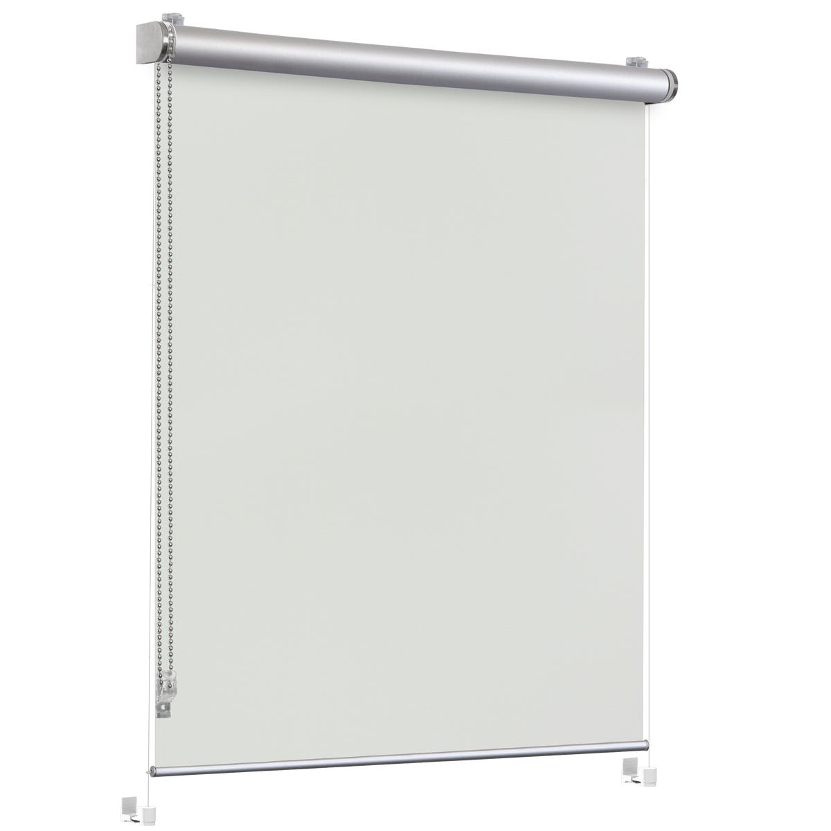 Roleta zaciemniająca Venus Smoke 91 x 220 cm jasnoszara termoizolacyjna Inspire