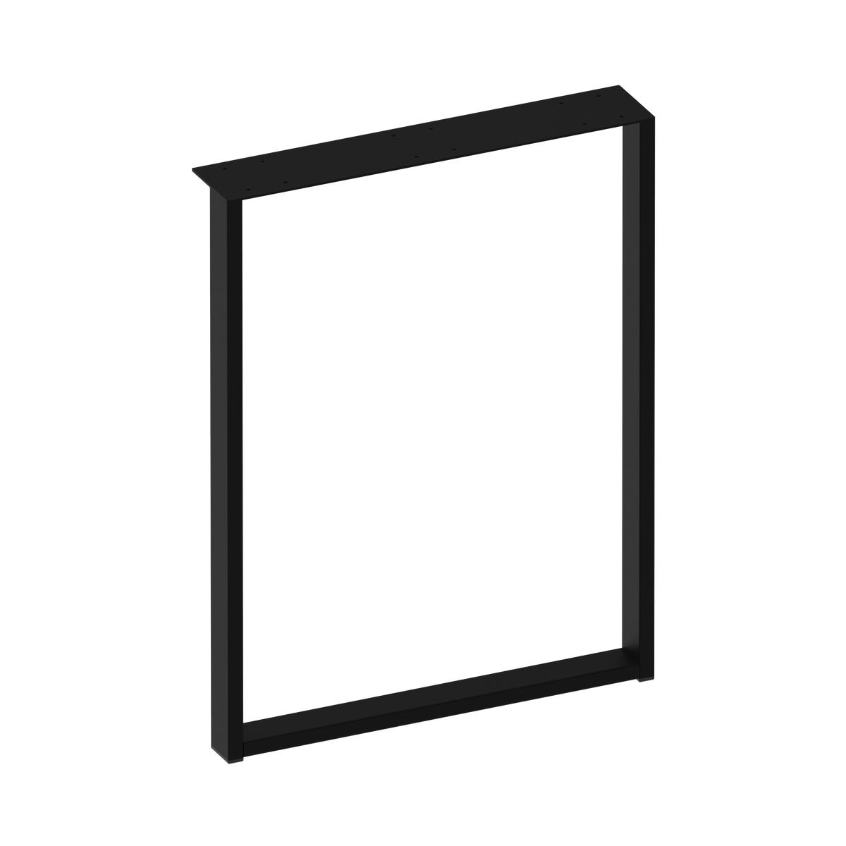 Noga do stołu SR57 55 x 5 x 72 cm czarna