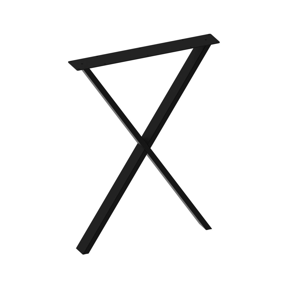 Noga do stołu SR46 55 x 6 x 72 czarna