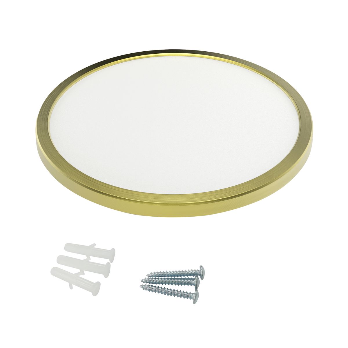 Plafon Lano mosiądz IP44 LED Inspire