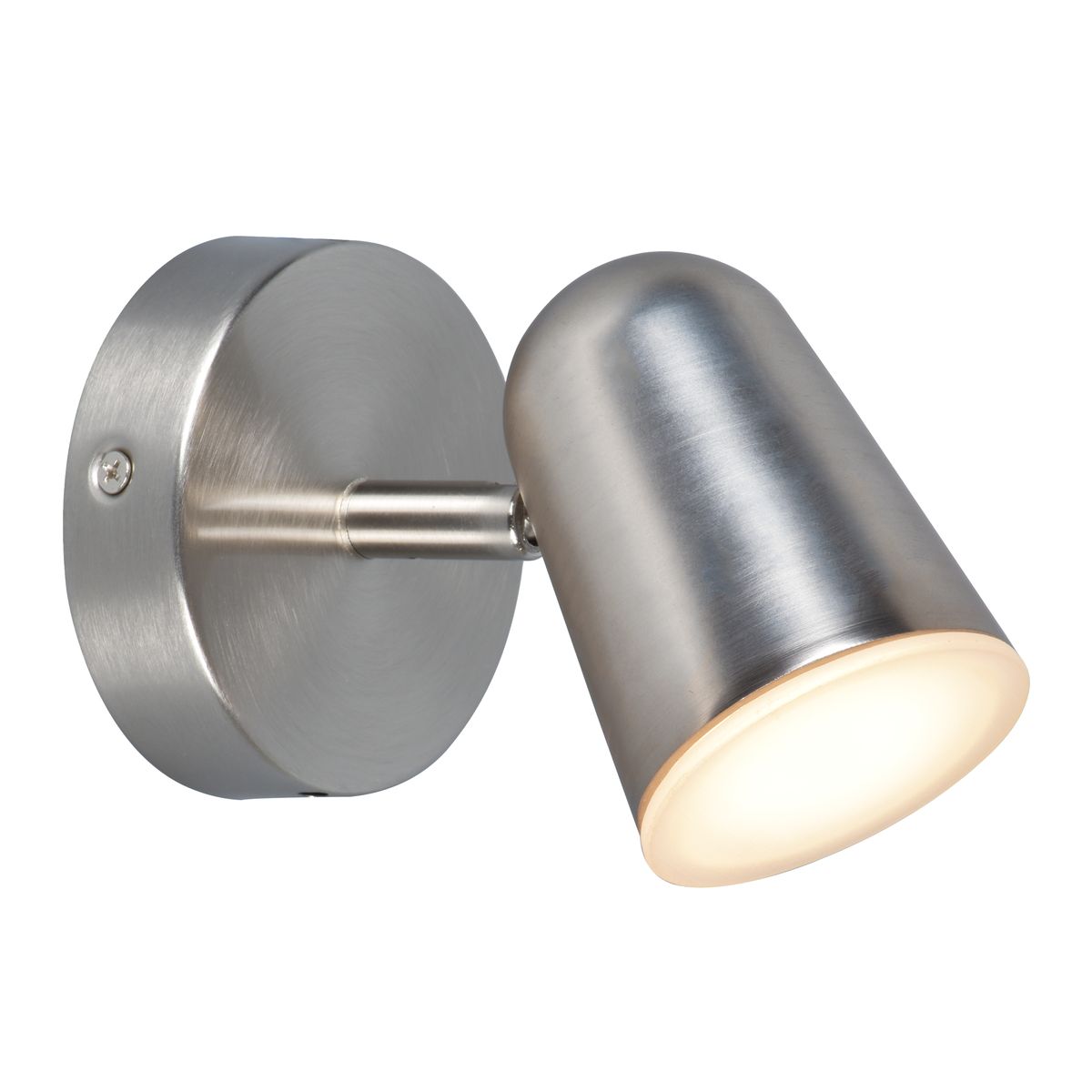 Kinkiet łazienkowy nikiel satyna GU10 IP44