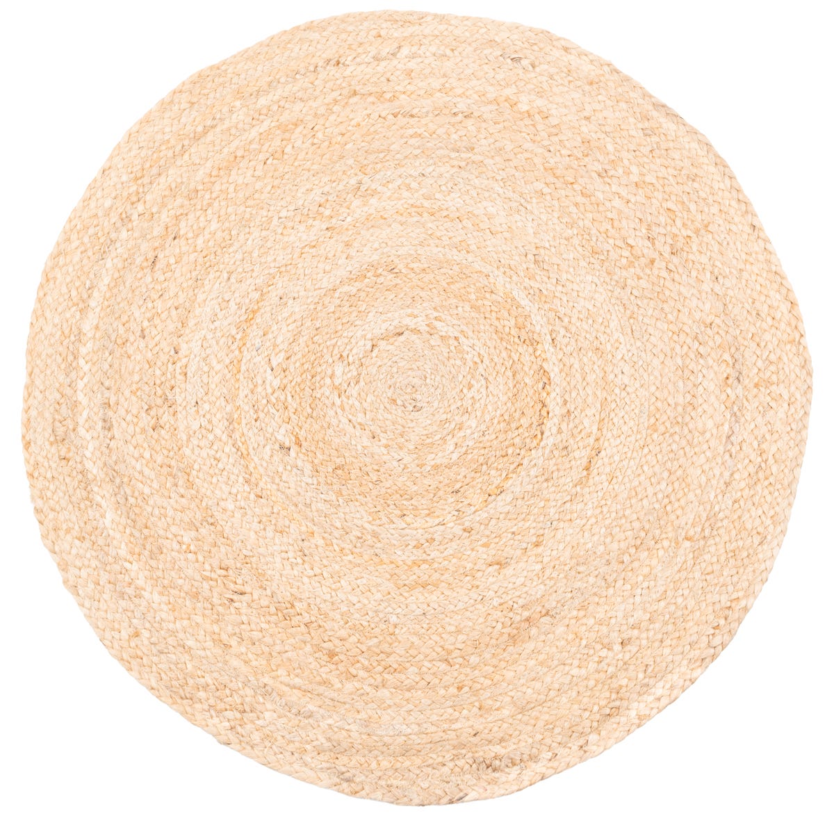 Dywan okrągły z juty Delhi naturalny śr. 80 cm