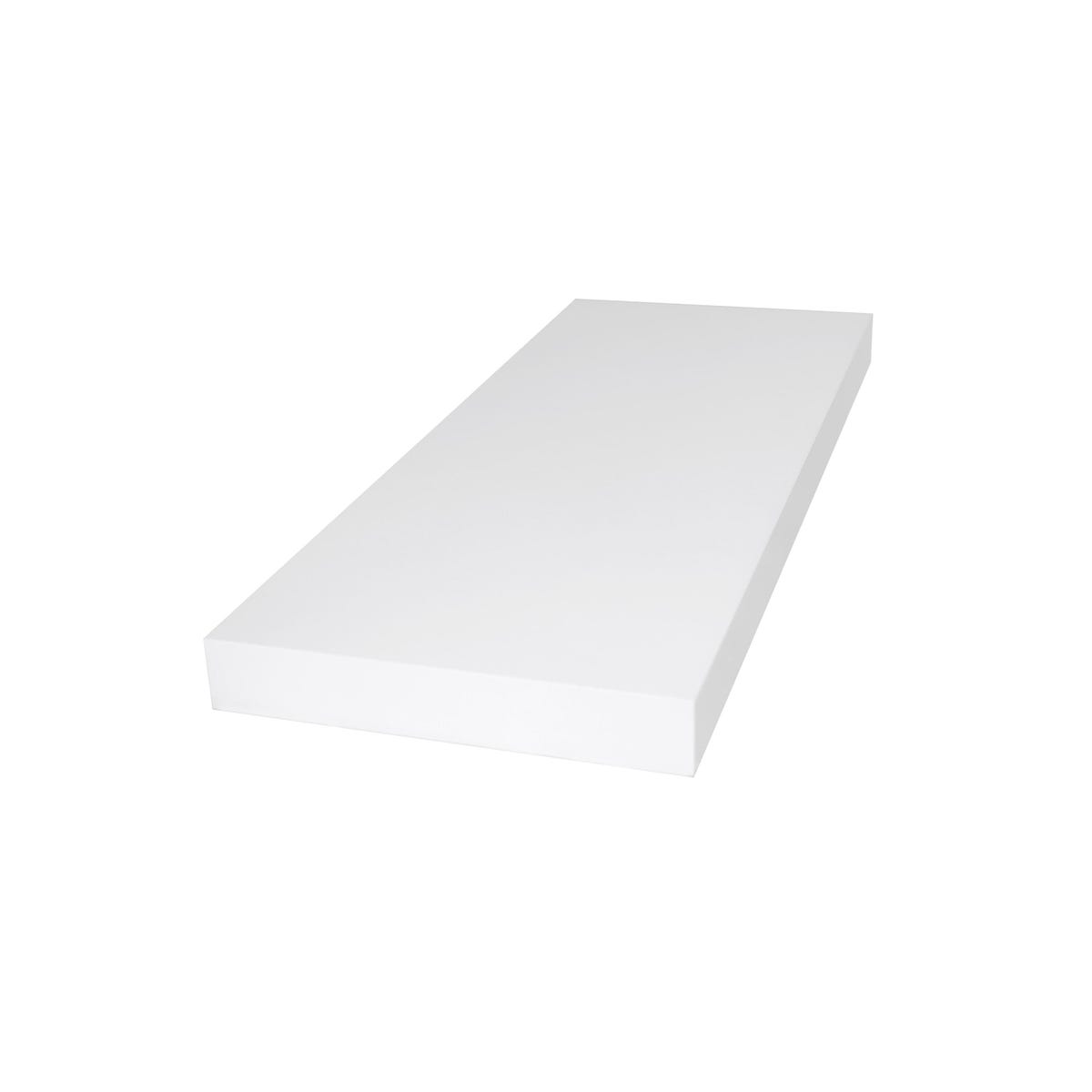 Półka ścienna samowisząca biała 60x23.5 cm Spaceo