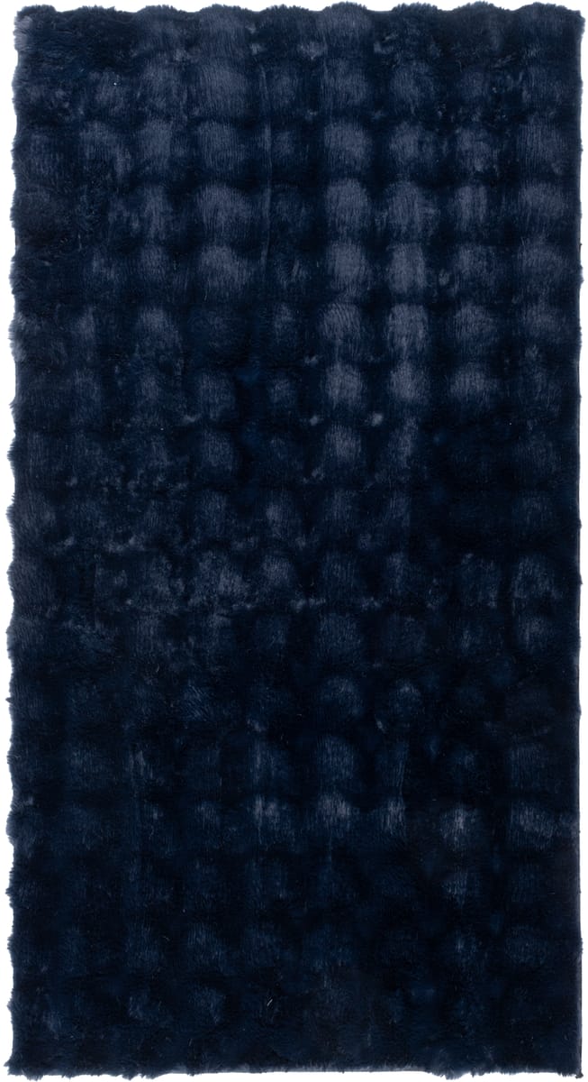 Dywan pluszowy Rabbit Bubble granatowy 80 x 150 cm