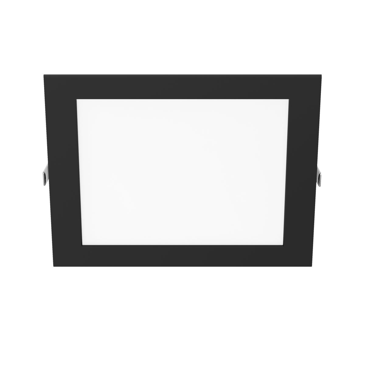 Oprawa stropowa łazienkowa Extraflat czarna 22 cm IP44 Inspire