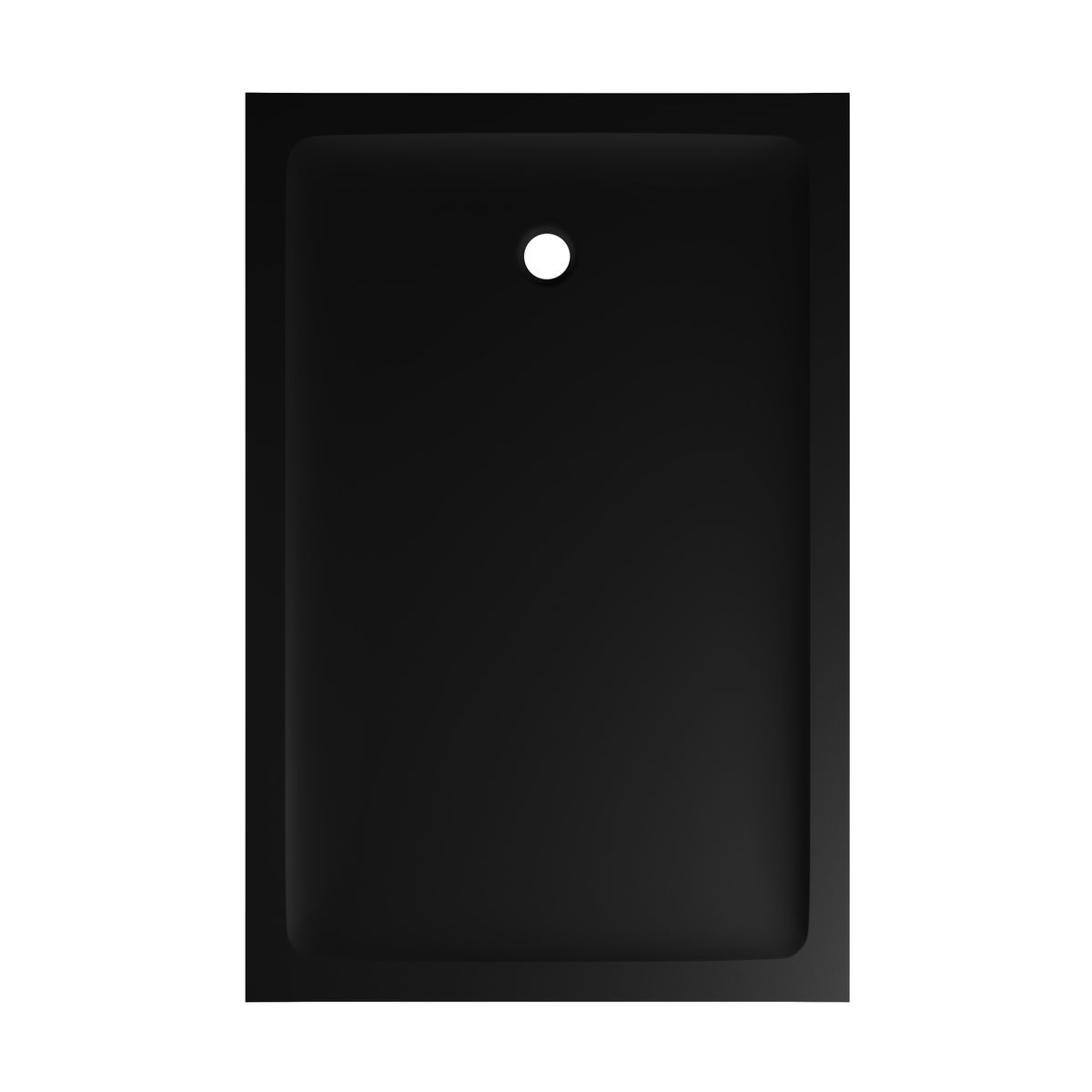 Brodzik do kabiny prysznicowej Gracio 100x90x4.5 cm czarny mat Wellneo