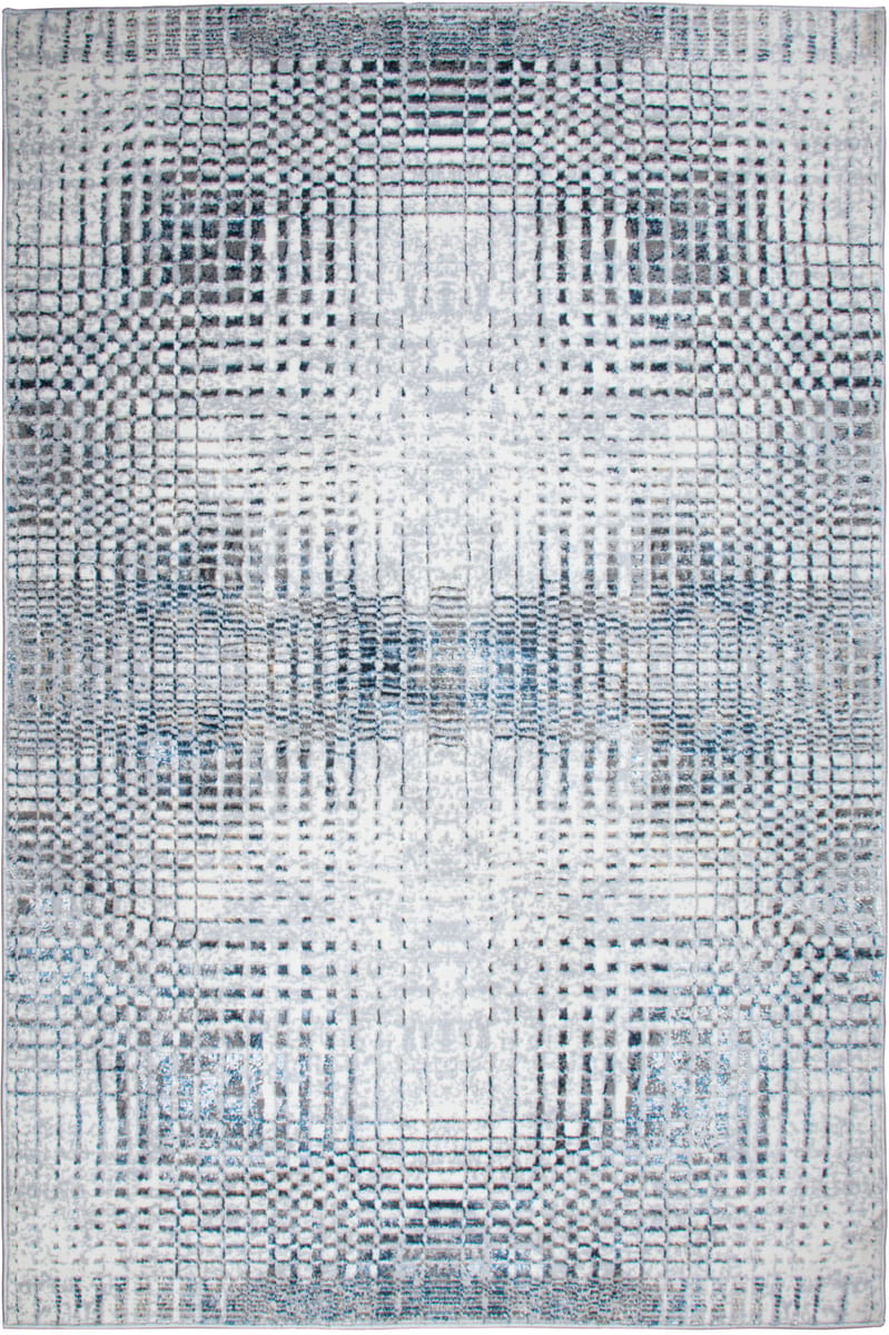 Dywan Suez mozaika przecierany niebieski 120 x 170 cm