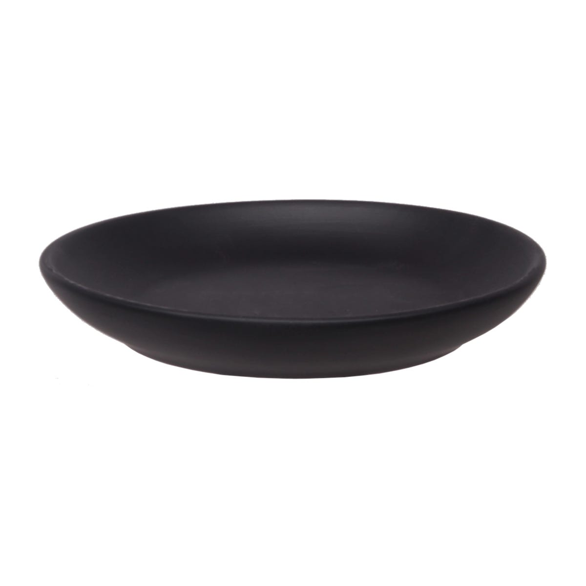 EKO-CERAMIKA Podstawka ceramiczna Baryłka śr.11cm czarna