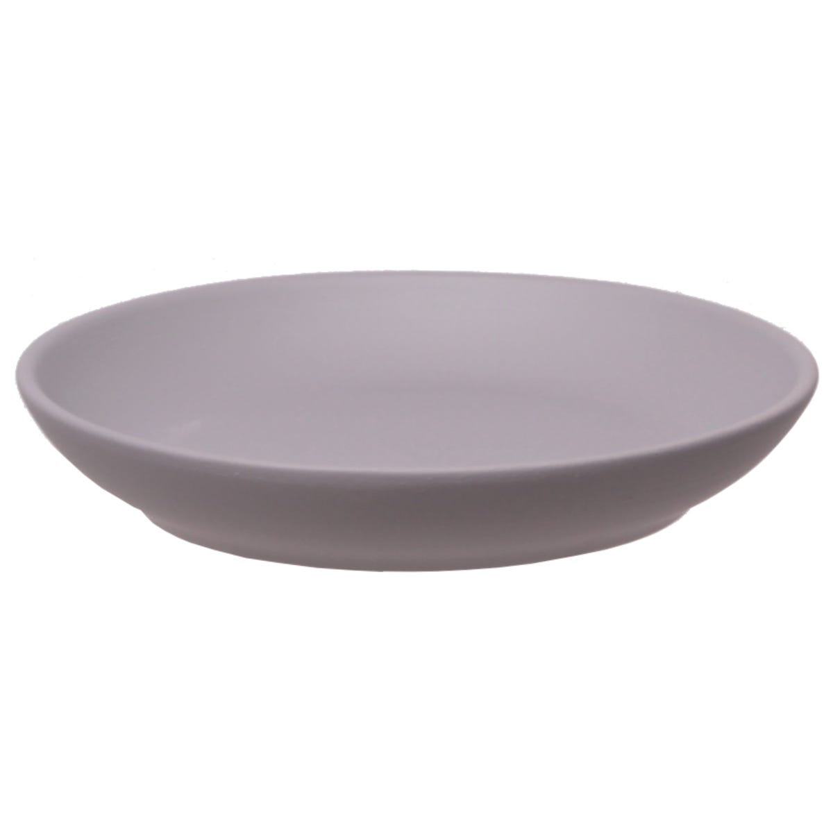 EKO-CERAMIKA Podstawka ceramiczna Baryłka śr.17cm szara