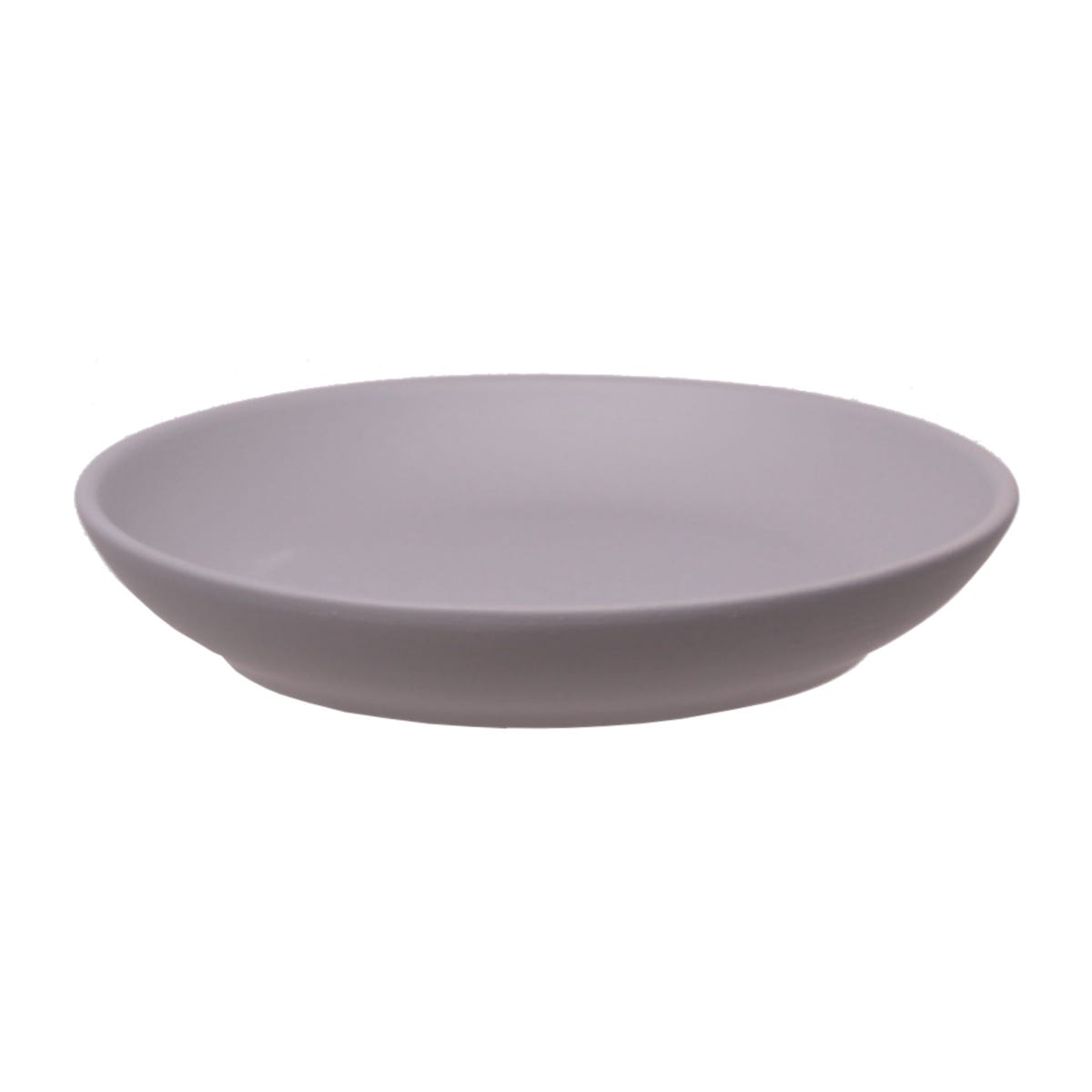 EKO-CERAMIKA Podstawka ceramiczna Baryłka śr.13cm szara