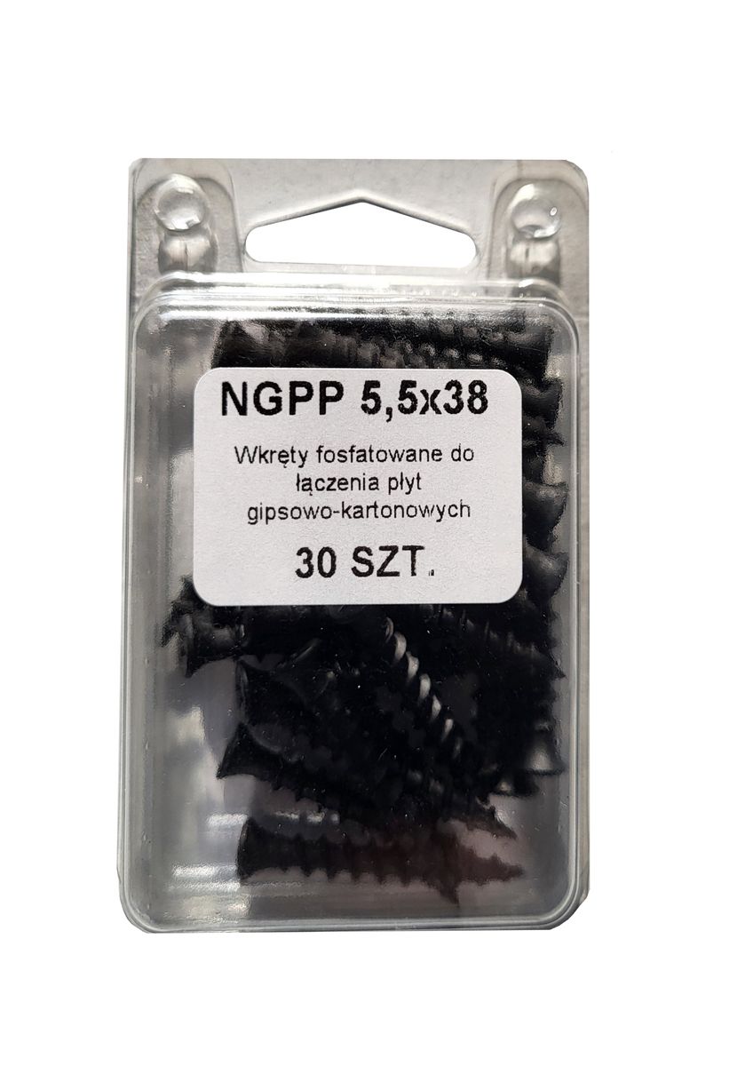 FOSFAT Wkręty fosfatowane do łączenia płyt G-K 5.5 x 38 mm 30 szt.