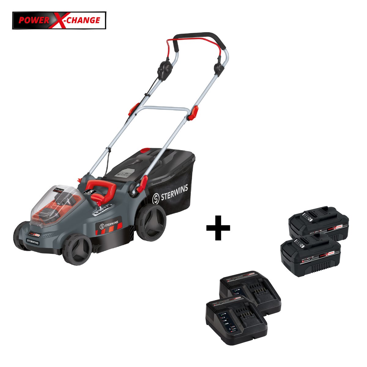 Sterwins 36VLM2-37P.1A 18V 2x4Ah 37.5cm