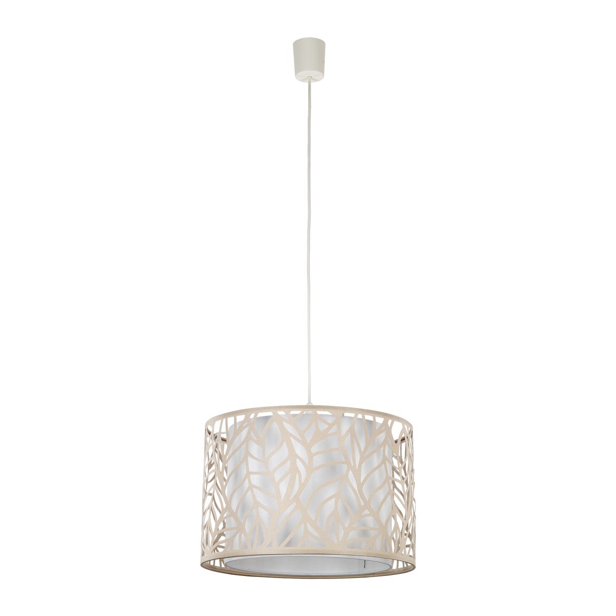 Lampa wisząca Mesa beżowa E27 Tk Lighting