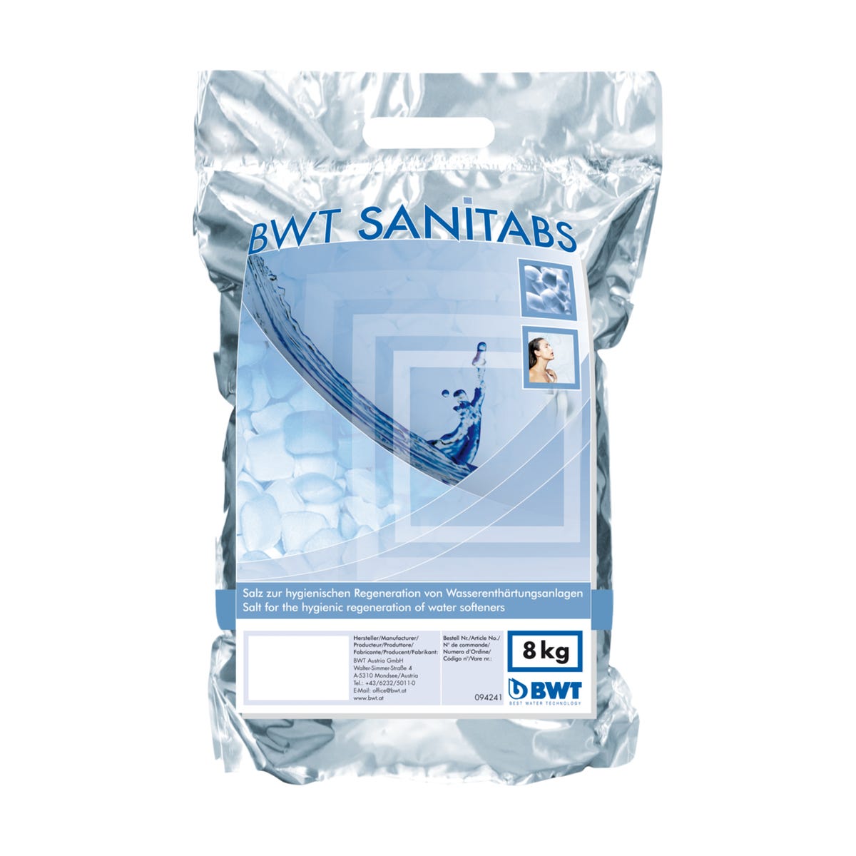 Sól do zmiękczacza wody BWT SANITABS 7.9 kg BWT